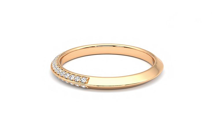 Taylor & Hart Sweet pea Wedding Ring 360 degree image 19