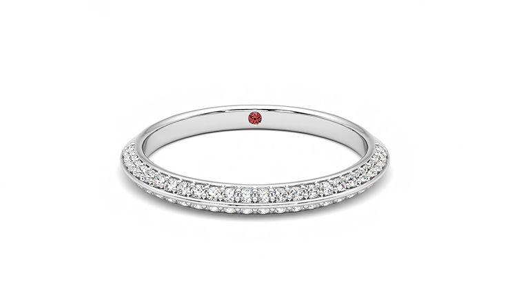 Taylor & Hart Sweet pea Wedding Ring 360 degree image 0