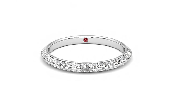 Taylor & Hart Sweet pea Wedding Ring 360 degree image 1