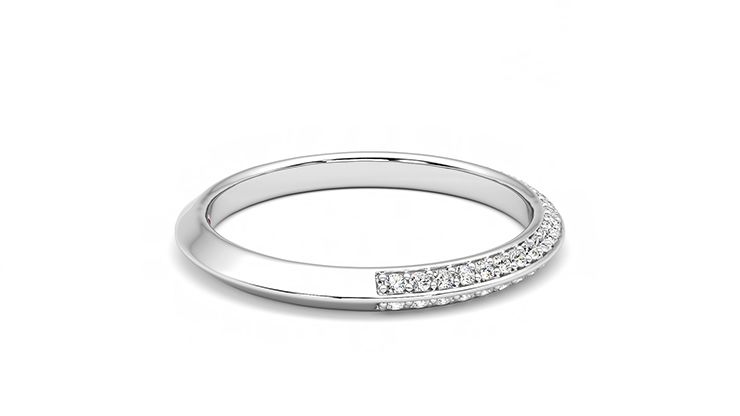 Taylor & Hart Sweet pea Wedding Ring 360 degree image 10