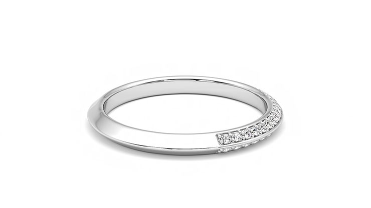 Taylor & Hart Sweet pea Wedding Ring 360 degree image 11