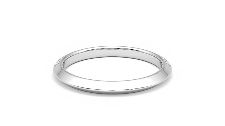 Taylor & Hart Sweet pea Wedding Ring 360 degree image 15