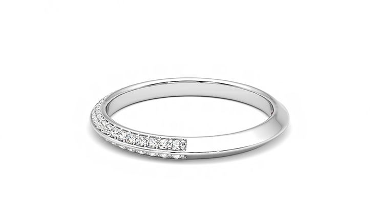 Taylor & Hart Sweet pea Wedding Ring 360 degree image 20