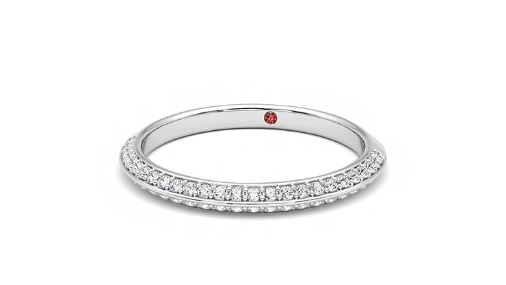 Taylor & Hart Sweet pea Wedding Ring 360 degree image 27