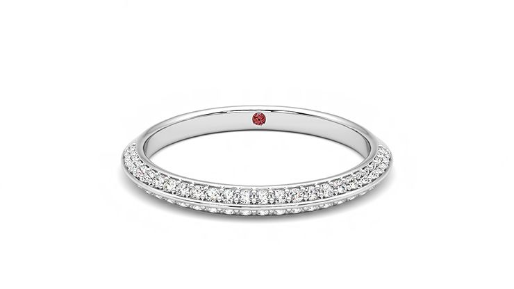 Taylor & Hart Sweet pea Wedding Ring 360 degree image 29