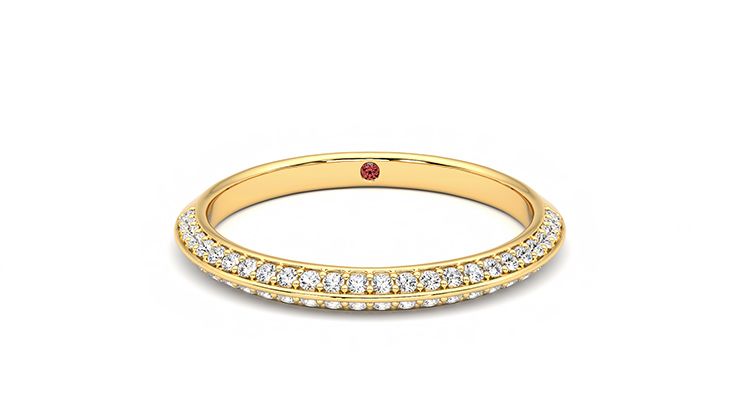 Taylor & Hart Sweet pea Wedding Ring 360 degree image 0