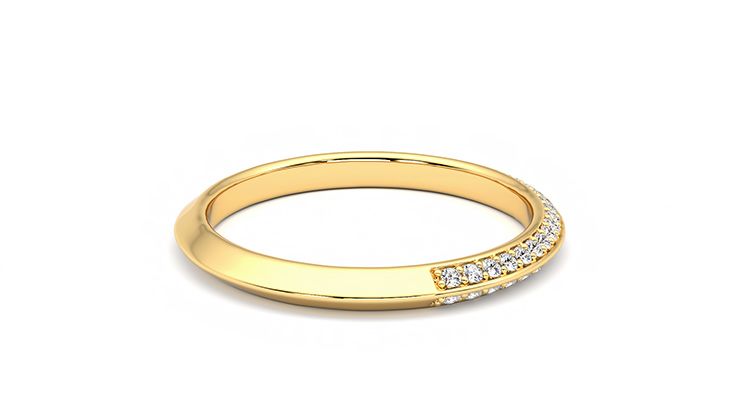 Taylor & Hart Sweet pea Wedding Ring 360 degree image 11