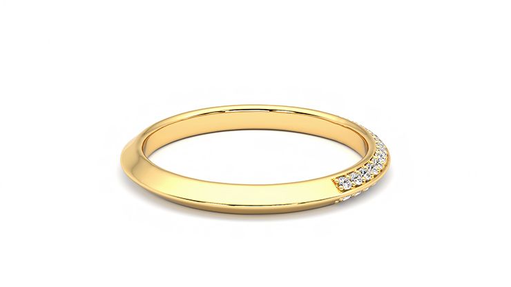 Taylor & Hart Sweet pea Wedding Ring 360 degree image 12