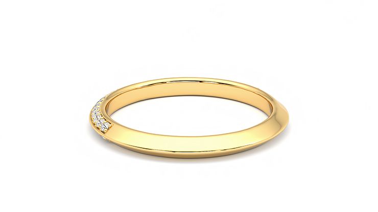 Taylor & Hart Sweet pea Wedding Ring 360 degree image 17