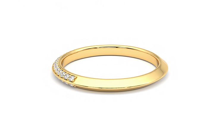 Taylor & Hart Sweet pea Wedding Ring 360 degree image 18