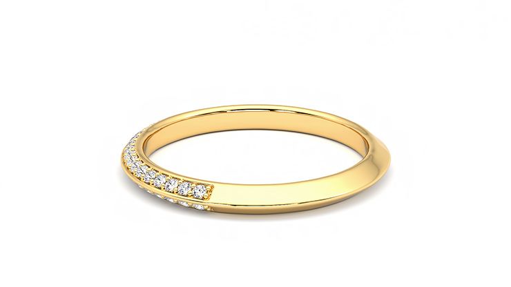 Taylor & Hart Sweet pea Wedding Ring 360 degree image 19