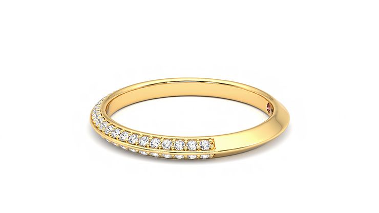 Taylor & Hart Sweet pea Wedding Ring 360 degree image 21