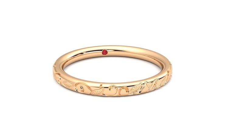 Taylor & Hart Sylvie Wedding Ring 360 degree image 3