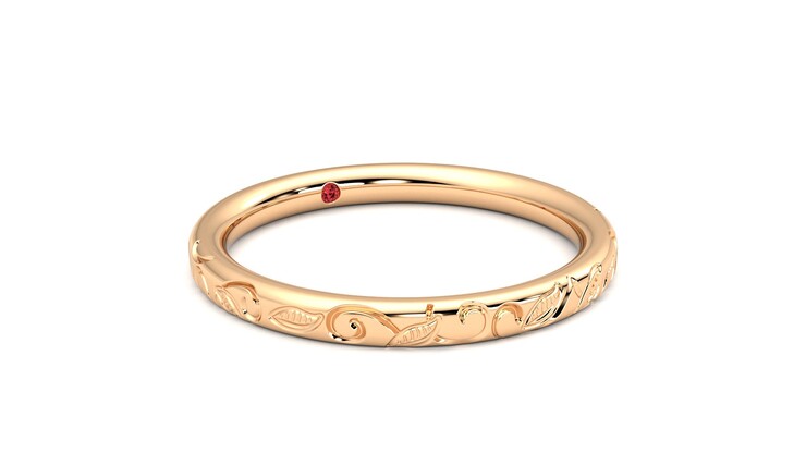 Taylor & Hart Sylvie Wedding Ring 360 degree image 5