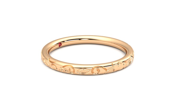 Taylor & Hart Sylvie Wedding Ring 360 degree image 7