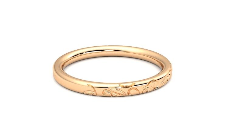 Taylor & Hart Sylvie Wedding Ring 360 degree image 11