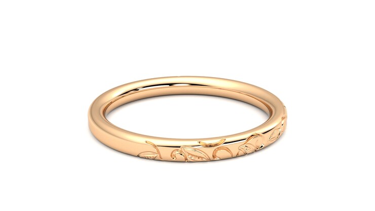 Taylor & Hart Sylvie Wedding Ring 360 degree image 11