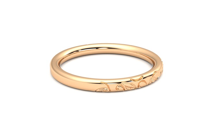 Taylor & Hart Sylvie Wedding Ring 360 degree image 12