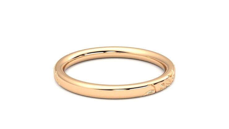 Taylor & Hart Sylvie Wedding Ring 360 degree image 14