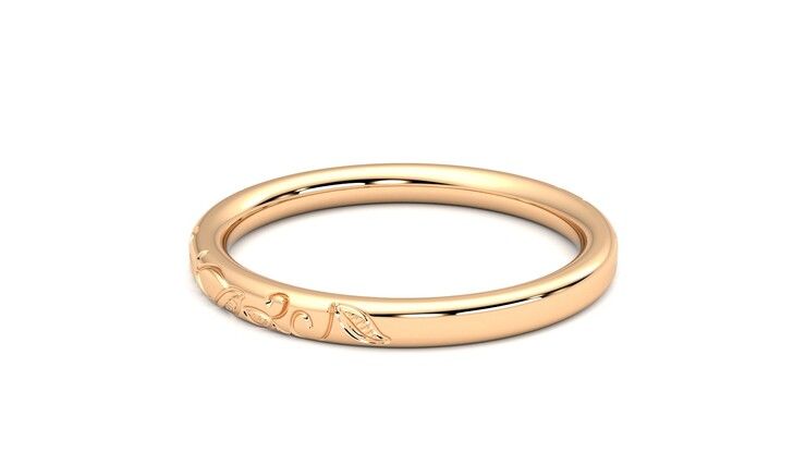 Taylor & Hart Sylvie Wedding Ring 360 degree image 17