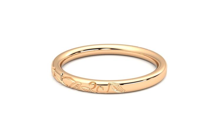 Taylor & Hart Sylvie Wedding Ring 360 degree image 18