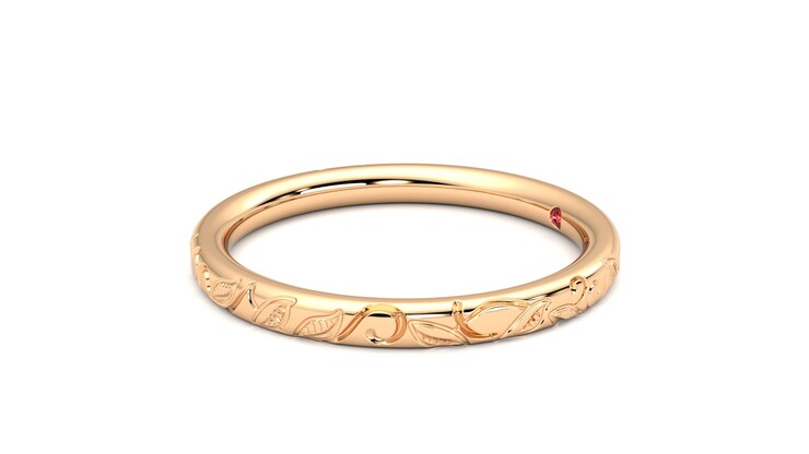 Taylor & Hart Sylvie Wedding Ring 360 degree image 22