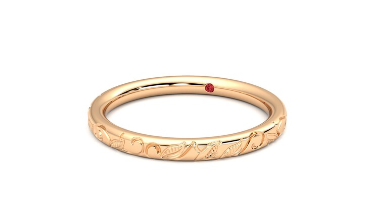 Taylor & Hart Sylvie Wedding Ring 360 degree image 26