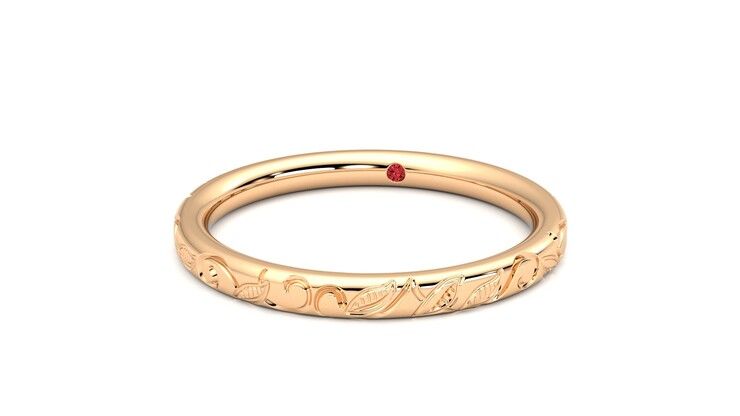 Taylor & Hart Sylvie Wedding Ring 360 degree image 27