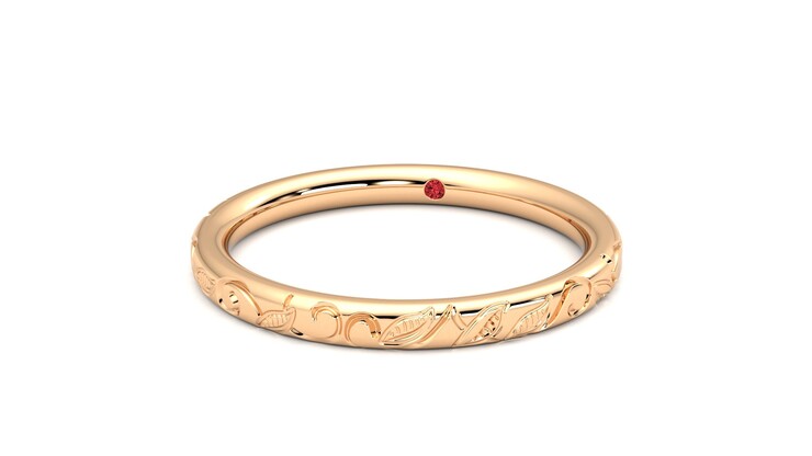 Taylor & Hart Sylvie Wedding Ring 360 degree image 27
