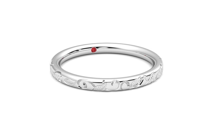 Taylor & Hart Sylvie Wedding Ring 360 degree image 4