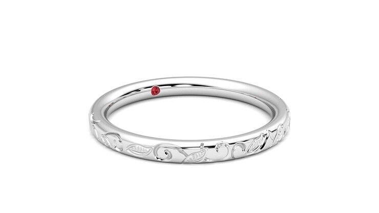 Taylor & Hart Sylvie Wedding Ring 360 degree image 5