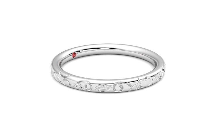 Taylor & Hart Sylvie Wedding Ring 360 degree image 7