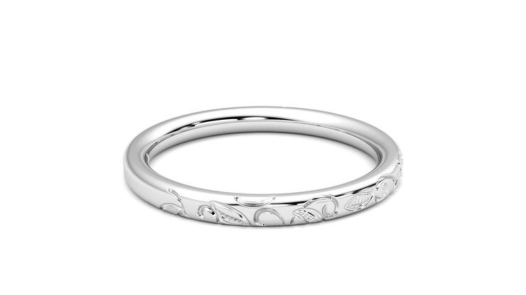 Taylor & Hart Sylvie Wedding Ring 360 degree image 10