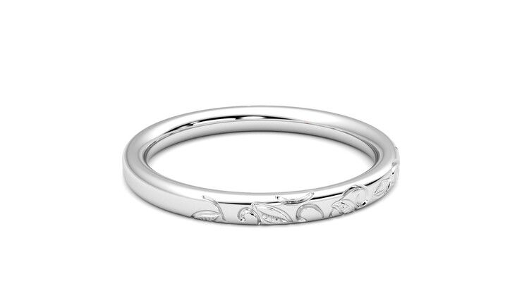 Taylor & Hart Sylvie Wedding Ring 360 degree image 11