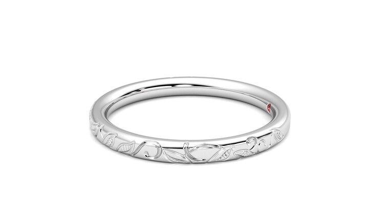 Taylor & Hart Sylvie Wedding Ring 360 degree image 21