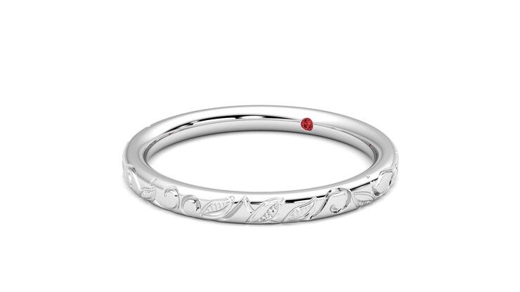 Taylor & Hart Sylvie Wedding Ring 360 degree image 25