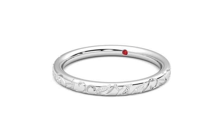 Taylor & Hart Sylvie Wedding Ring 360 degree image 26