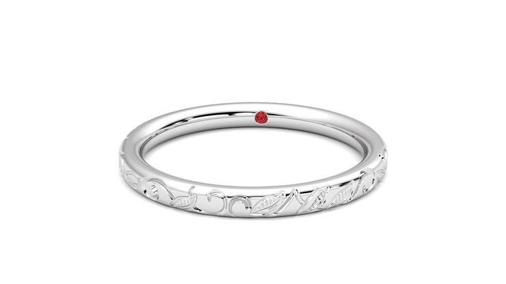 Taylor & Hart Sylvie Wedding Ring 360 degree image 28