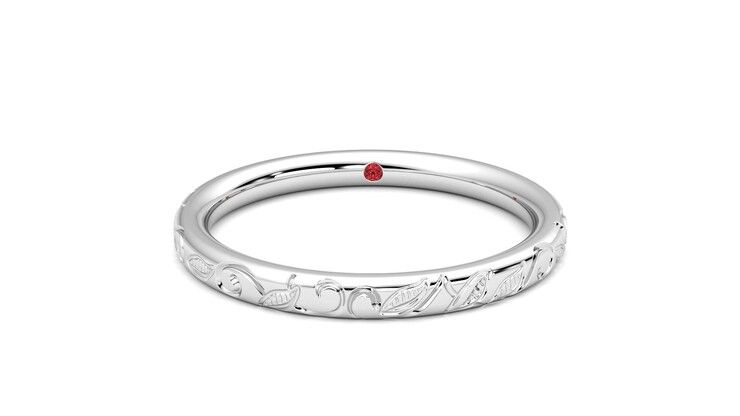 Taylor & Hart Sylvie Wedding Ring 360 degree image 29