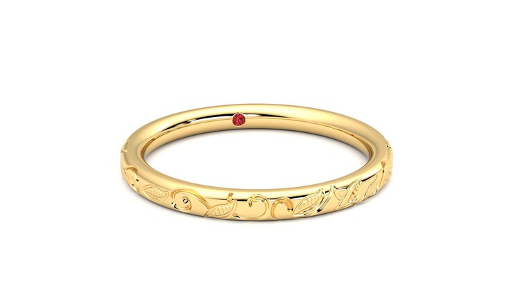 Taylor & Hart Sylvie Wedding Ring 360 degree image 3
