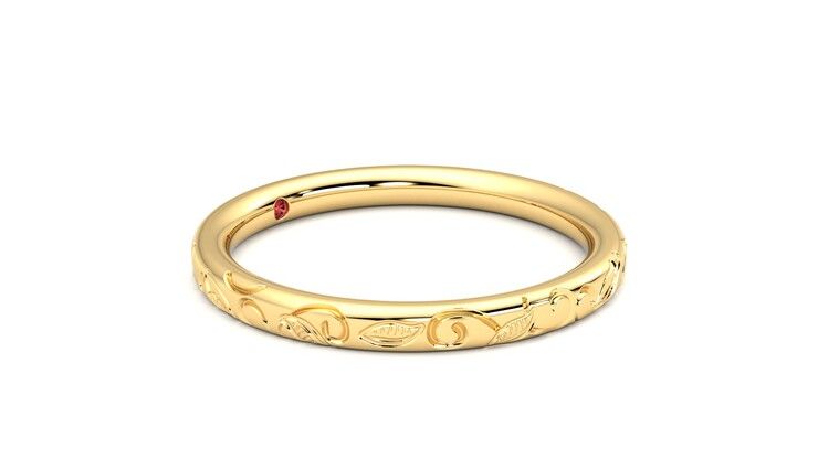 Taylor & Hart Sylvie Wedding Ring 360 degree image 7