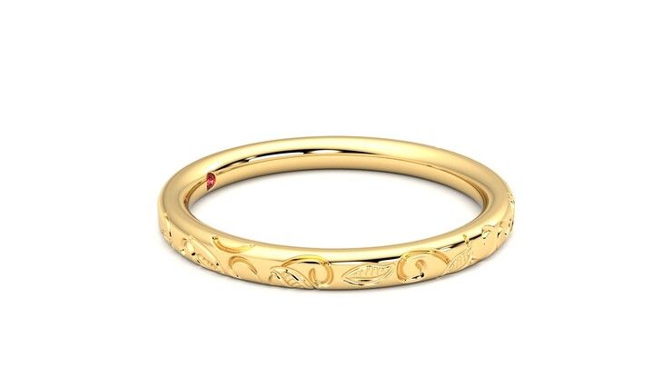 Taylor & Hart Sylvie Wedding Ring 360 degree image 8