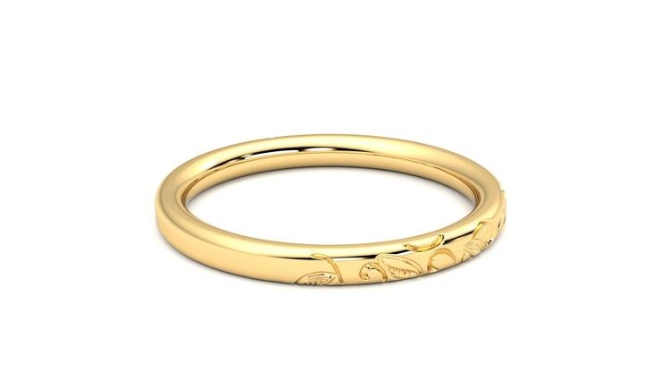 Taylor & Hart Sylvie Wedding Ring 360 degree image 12