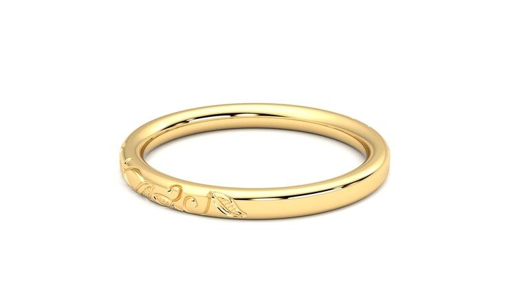 Taylor & Hart Sylvie Wedding Ring 360 degree image 17