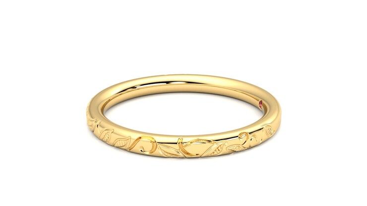 Taylor & Hart Sylvie Wedding Ring 360 degree image 21