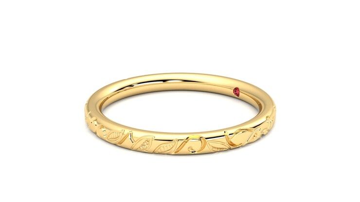 Taylor & Hart Sylvie Wedding Ring 360 degree image 23