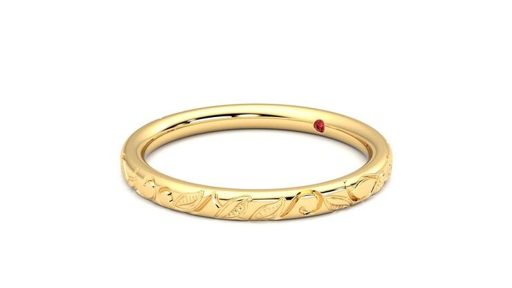 Taylor & Hart Sylvie Wedding Ring 360 degree image 24