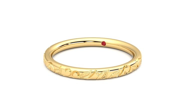Taylor & Hart Sylvie Wedding Ring 360 degree image 26
