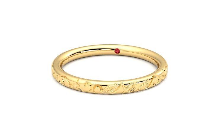 Taylor & Hart Sylvie Wedding Ring 360 degree image 27