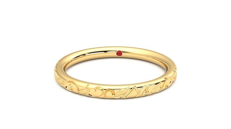 Taylor & Hart Sylvie Wedding Ring 360 degree image 28